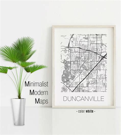 Duncanville Texas Duncanville TX Map Duncanville Map - Etsy