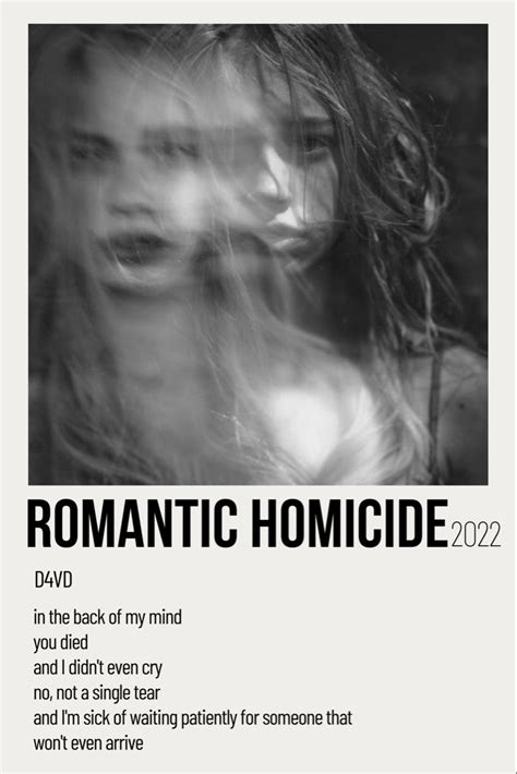 Minimalist Poster: A Tale of Romantic Homicide