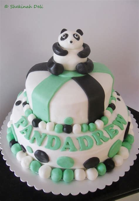 Shekinah Deli: Panda cake for Andrew