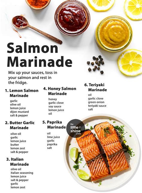 6 Salmon Marinade Recipes - The Little Shine