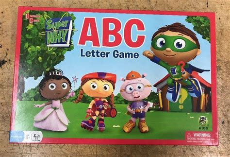 SUPER WHY ABC Letter Game PBS Kids Board Game | #1950466106