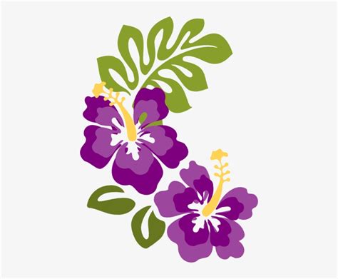 Clipart Transparent Background Hawaiian Flowers