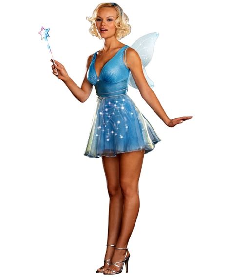 True Blue Fairy Costume Adult Costume (light - Fairy Halloween Costumes