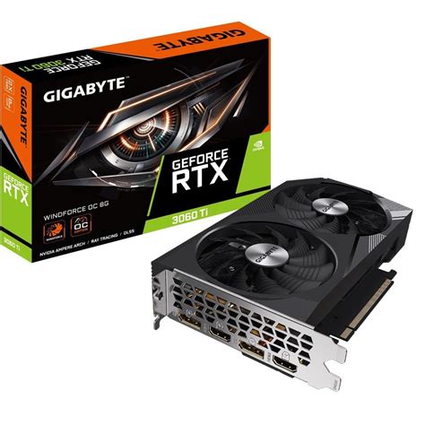 GIGABYTE GeForce RTX 3060 Ti WINDFORCE R2.0 OC 8GB GDDR6 256Bit Ekran ...