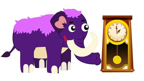 Hickory Dickory Dock with Mammoth I Nursery Rhymes & Kids Songs - YouTube