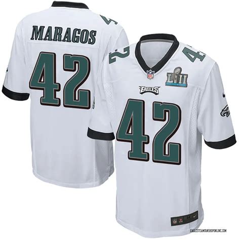 Chris Maragos Youth Philadelphia Eagles Nike Super Bowl LII Jersey ...