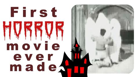 Filmed in 1896, this is the first horror movie ever made and it's kind ...