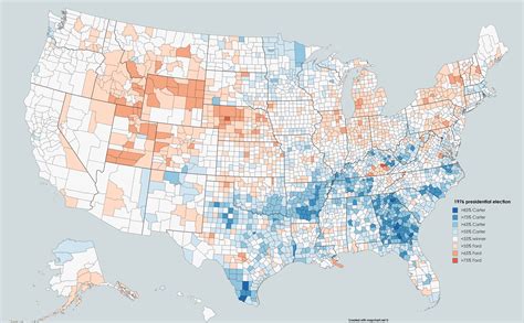 1976 Electoral College Map