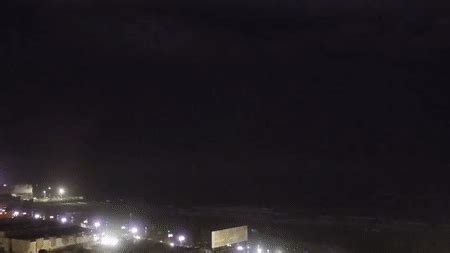 Lightning Illuminates Sky Above Atlantic City Boardwalk