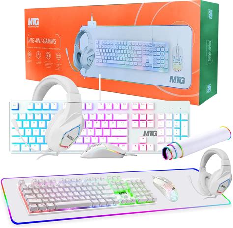 Amazon.com: DGG ST-KM6 Wired RGB Backlit Gaming Keyboard and Mouse ...