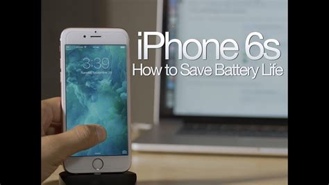 12 Tips to Save Battery Life on the iPhone 6s - YouTube