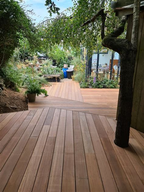 Garden Makeover Phase 2 - Creating a Hardwood Deck - Alice in Scandiland Real Wood Decking ...