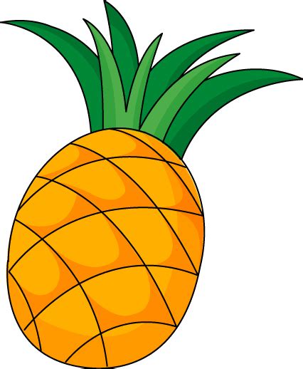 Pineapple clip art free free clipart images 2 – Clipartix