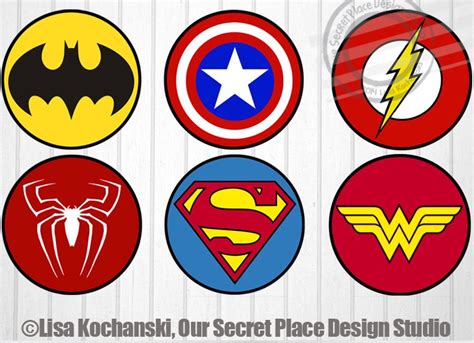 Printable Superhero Logos | Joy Studio Design Gallery - Best Design