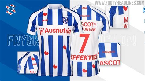 Heerenveen 21-22 Home Kit Released - Footy Headlines