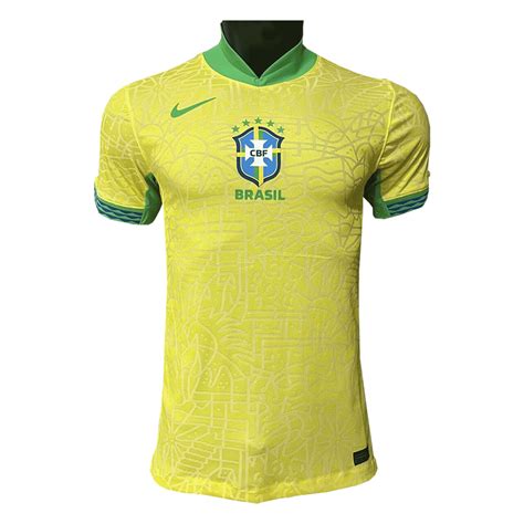 Brazil Soccer Jersey Replica Home 2024 Mens (Player Version), Wholesale ...