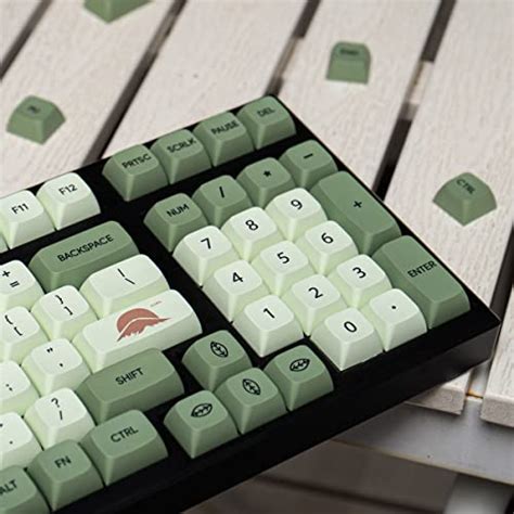 mintcaps Matcha Green PBT Keycaps Set 126 Keys XDA Profile Cute Keycaps ...