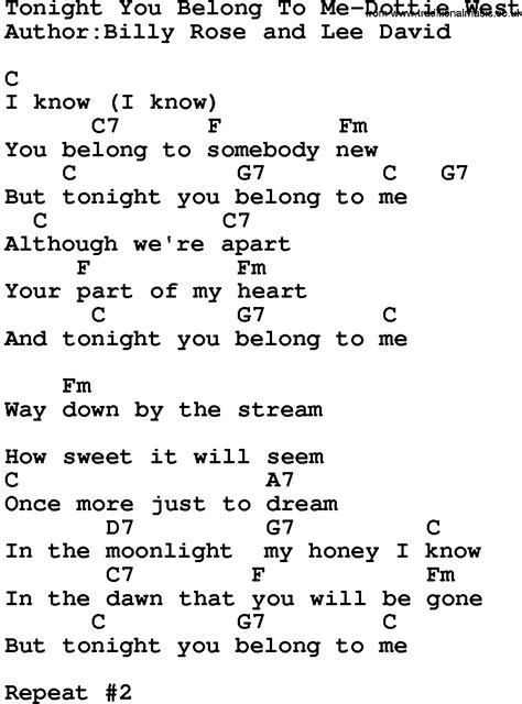 I Know You Belong To Me Chord ~ You Belong With Me Lyrics Pdf Downloadl ...