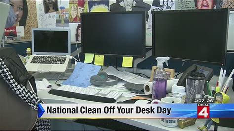 It's national clean your desk day