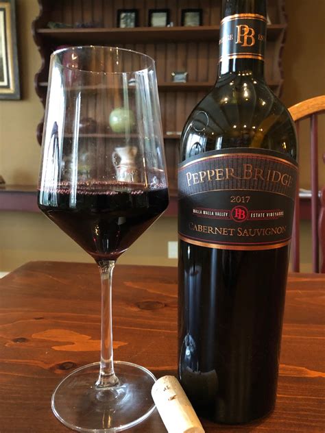 Wine, Food and Fun with the Lumpy One...: 2017 Pepper Bridge Walla Walla Cabernet Sauvignon