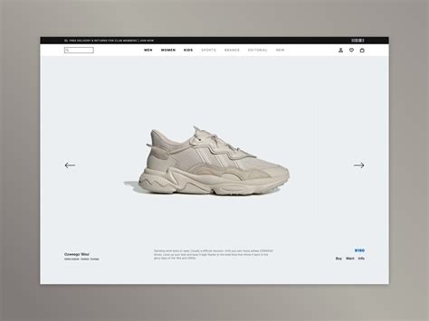 Shoe Store Layout - #3 by Kade Sullivan on Dribbble