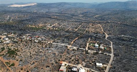 Wildfires slowly abate in Greece but temperatures rise | Reuters