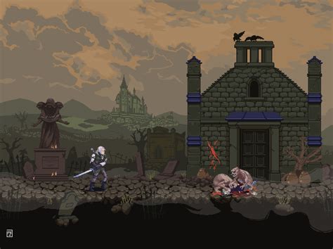 Witcher 2D Side-scroller : r/PixelArt