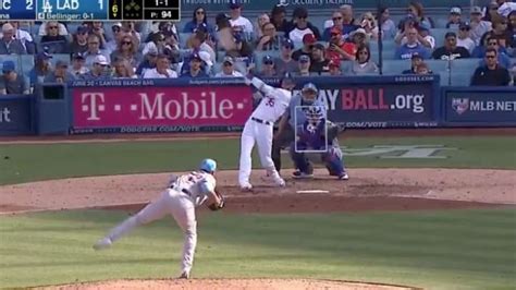 VIDEO: Cody Bellinger Blasts Home Run No. 23 to Dead Center on Father's ...