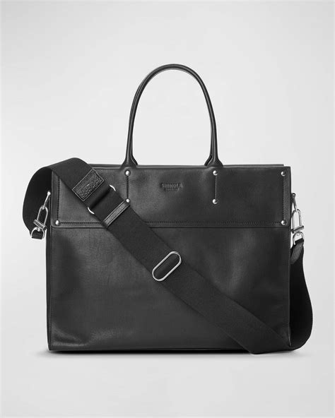 Shinola The Large Leather Satchel Bag | Editorialist