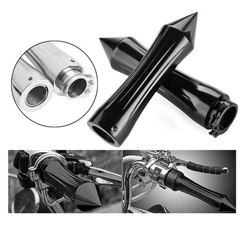 Buy 2Pieces Motorcycle Bullet Shape 1" 25mm Hand Grips Accessory ...