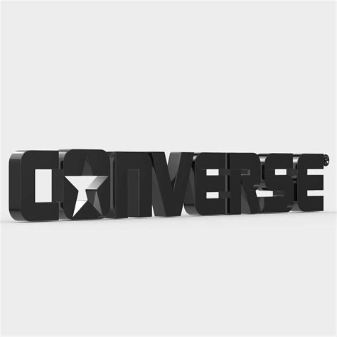 Converse Logo - 3D Print Model by 3d_logoman