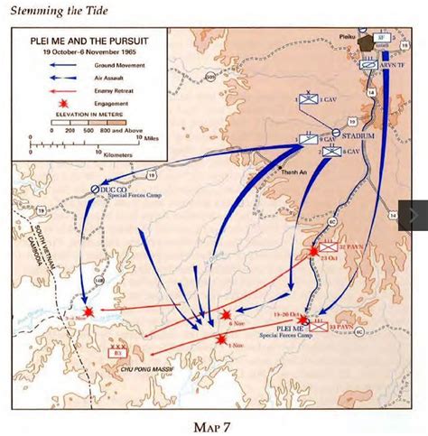 Military Map Of La Drang