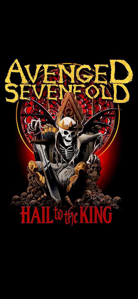 Avenged Sevenfold, album cover, cover art, hail to the king, mobile ...