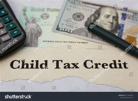 Child Tax Credit Calculator Dollar Bill Stock Photo 2017408781 ...