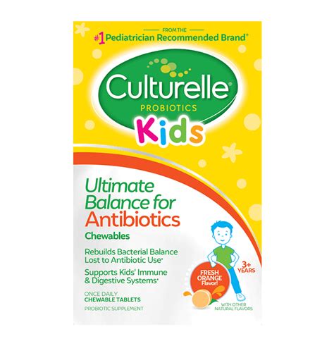 Culturelle® Probiotics for Kids – #1 Pediatrician Recommended Probiotic