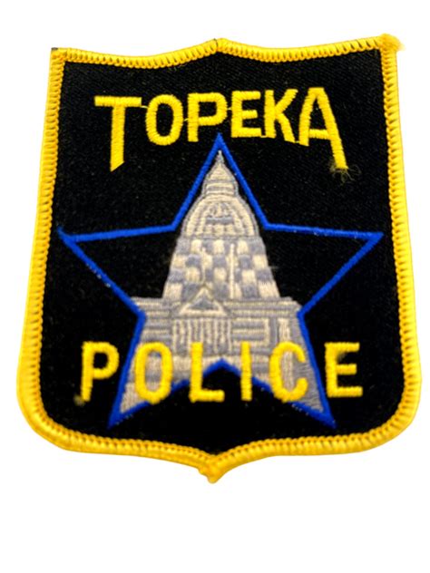 TOPEKA POLICE KS PATCH