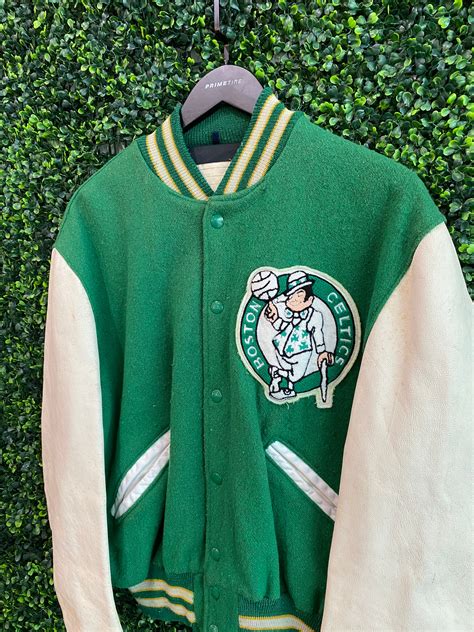 VINTAGE BOSTON CELTICS DELONG VARSITY JACKET - Primetime