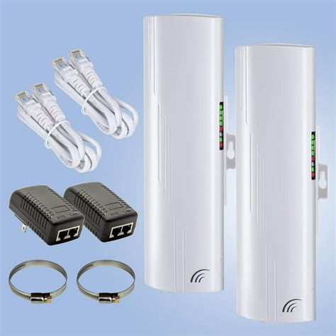 Wireless Bridge Point to Point Outdoor WiFi, Wireless Network Expansion Kit, Long Range High ...