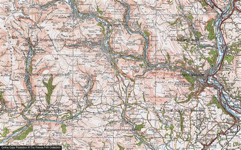 Historic Ordnance Survey Map of Williamstown, 1922