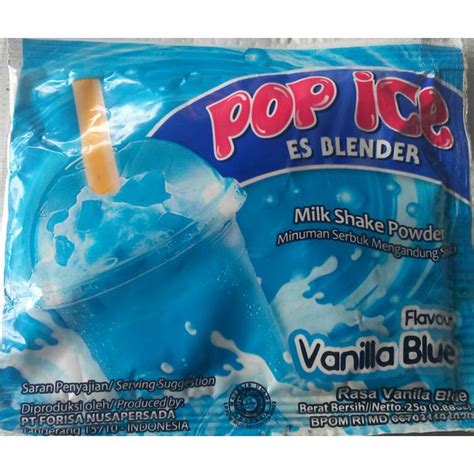 Jual Pop Ice Blender Aneka Rasa - Pop Ice Milkshake 25gr | Shopee Indonesia