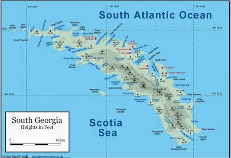 South Georgia and South Sandwich Islands Map - South Georgia and South Sandwich Islands • mappery