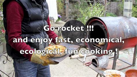 Rocket stove oven - YouTube