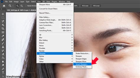 Làm nét ảnh bằng Photoshop quá dễ - Kiều Trường