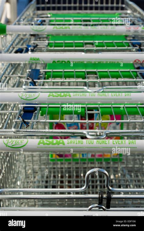 Asda shopping trolley hi-res stock photography and images - Alamy