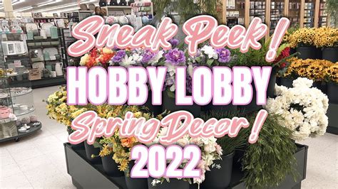 HOBBY LOBBY SPRING DECOR II WHAT'S NEW AT HOBBY LOBBY SHOP WITH ME II ...