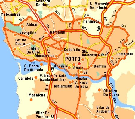 Porto Map at tobook.com