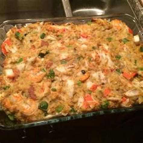 Savannah Seafood Stuffing Recipe | Yummly | Recipe | Seafood dinner ...