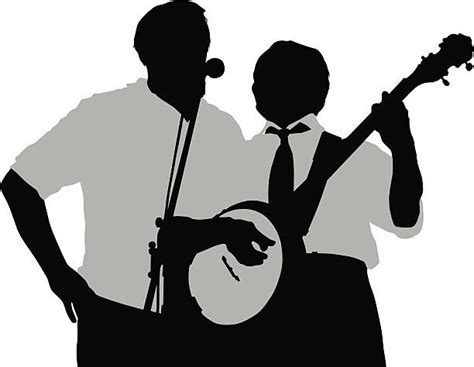 Royalty Free Silhouette Of Banjo Clip Art, Vector Images ...