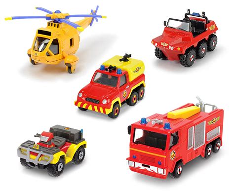 Dickie Toys 203094002 Fireman Sam Vehicles Set, Black – TopToy