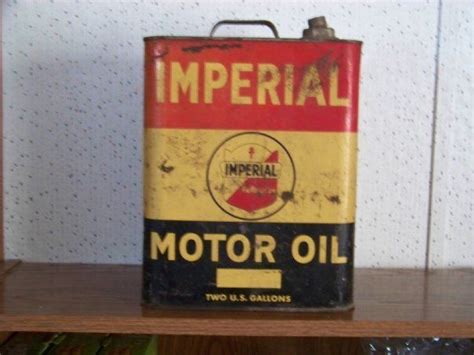 Imperial Refineries, 2 gallon oil can | Motor oil, Oils, Car memorabilia